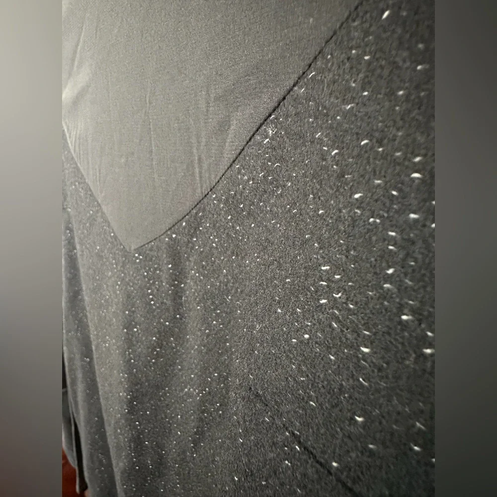 COS Black Long Sleeve Dress with Sheer Detail - Picture 7 of 13